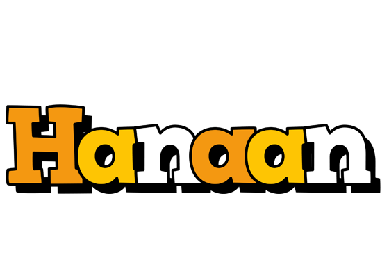 Hanaan cartoon logo