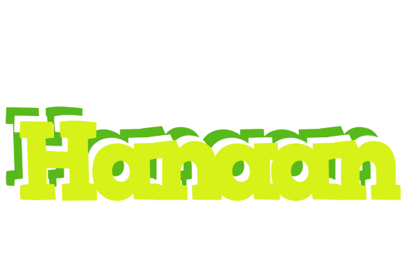 Hanaan citrus logo