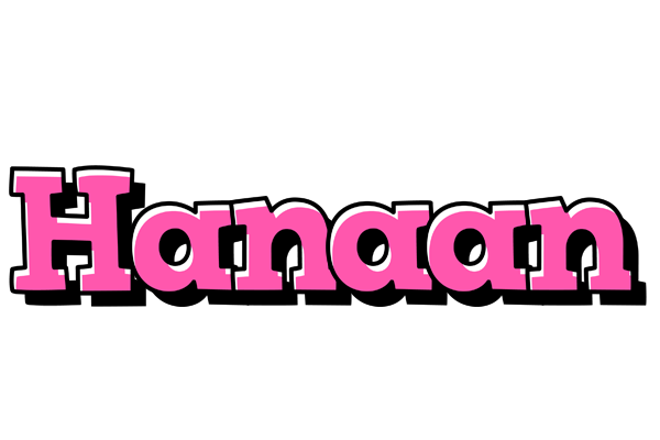 Hanaan girlish logo