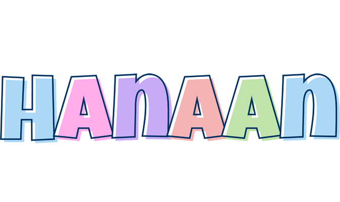 Hanaan pastel logo