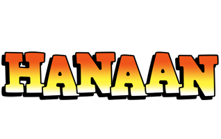 Hanaan sunset logo