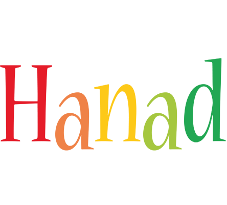 Hanad birthday logo