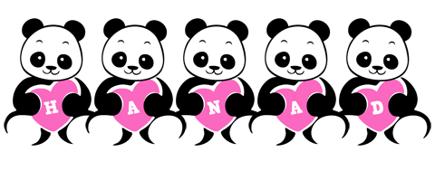 Hanad love-panda logo