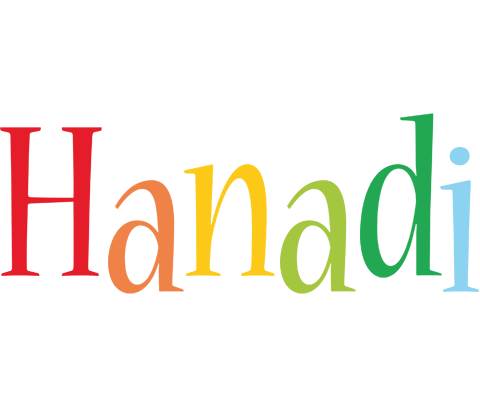 Hanadi birthday logo