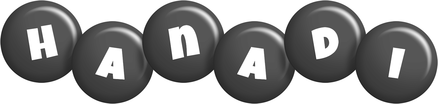 Hanadi candy-black logo