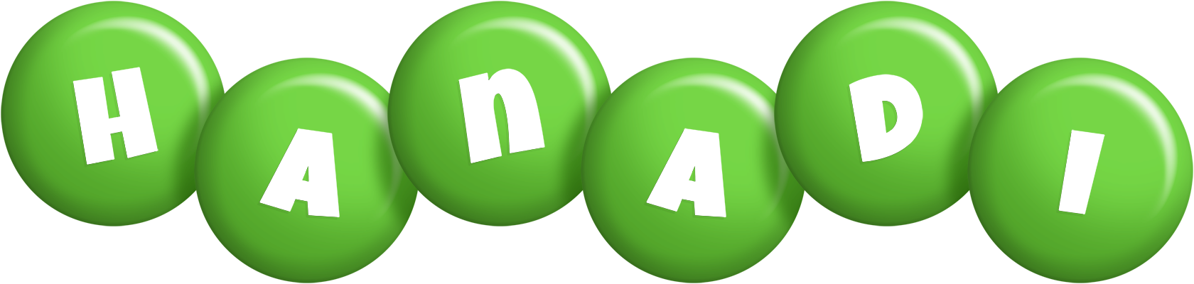 Hanadi candy-green logo