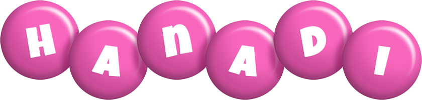 Hanadi candy-pink logo