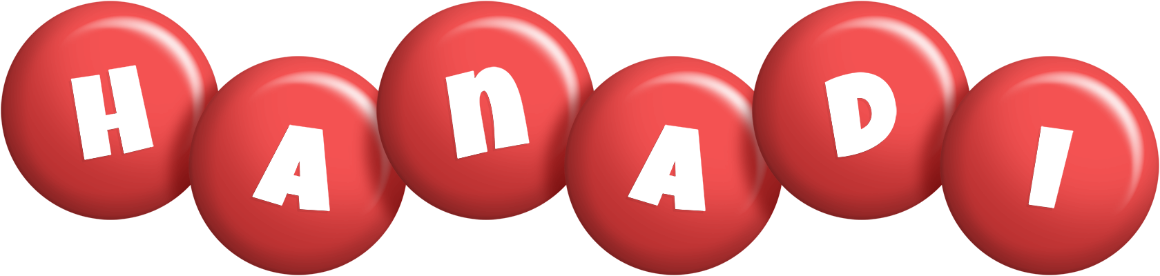 Hanadi candy-red logo