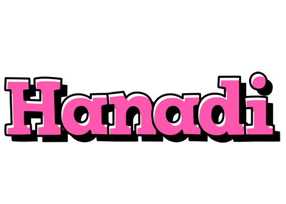 Hanadi girlish logo