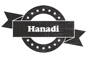 Hanadi grunge logo