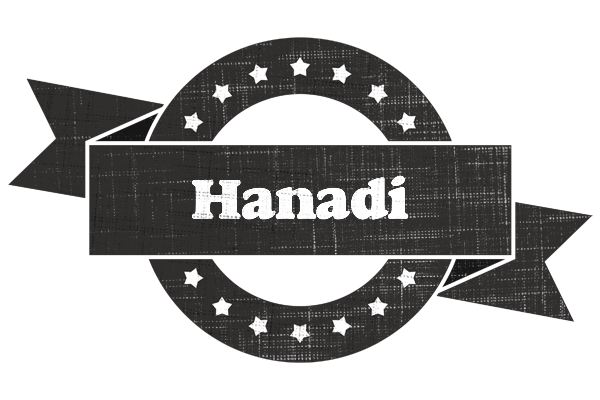 Hanadi grunge logo