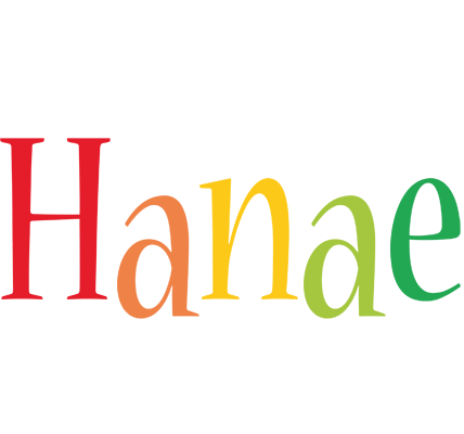 Hanae birthday logo