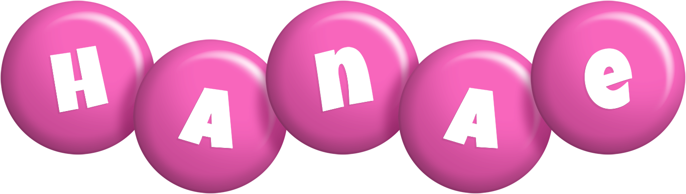 Hanae candy-pink logo