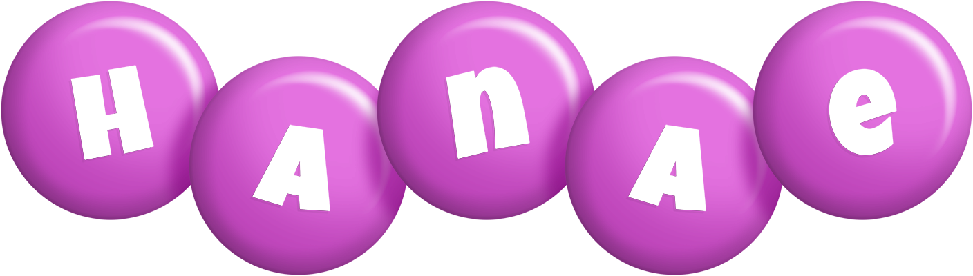 Hanae candy-purple logo