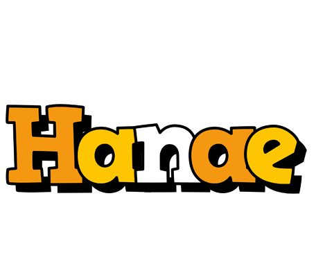 Hanae cartoon logo