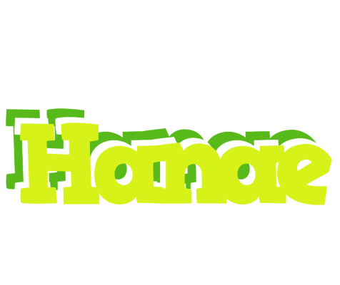 Hanae citrus logo