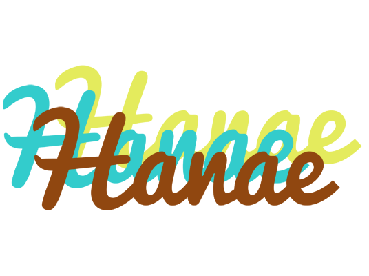 Hanae cupcake logo