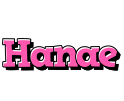 Hanae girlish logo