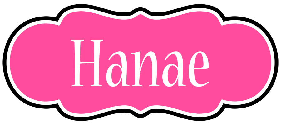 Hanae invitation logo