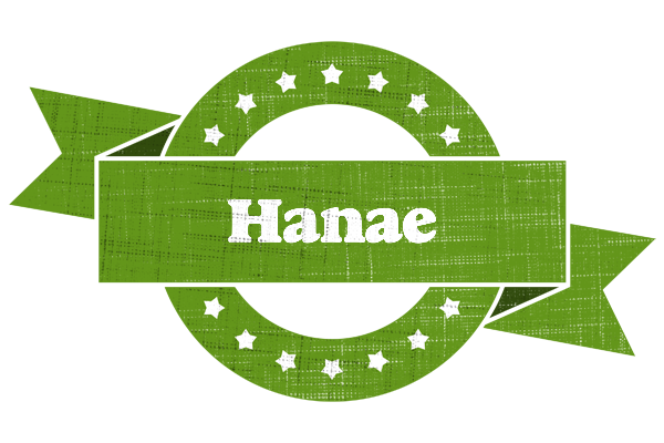 Hanae natural logo