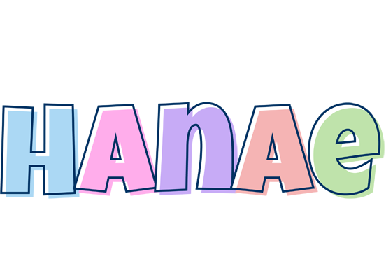 Hanae pastel logo