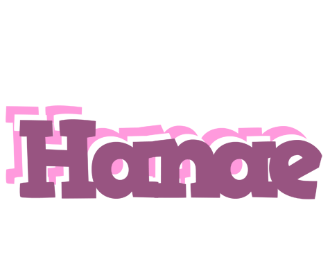 Hanae relaxing logo