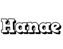 Hanae snowing logo