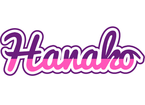 Hanako cheerful logo