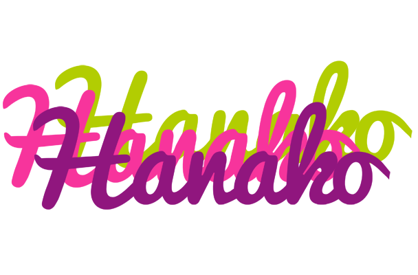 Hanako flowers logo