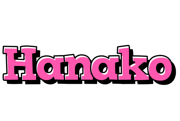 Hanako girlish logo