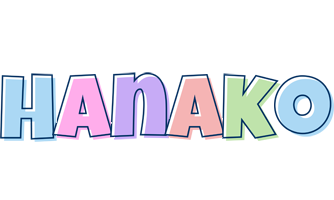 Hanako pastel logo