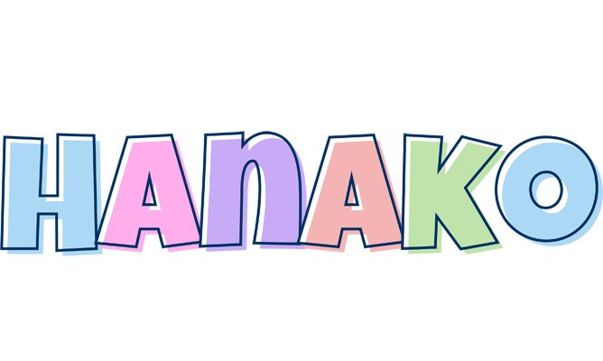 Hanako pastel logo