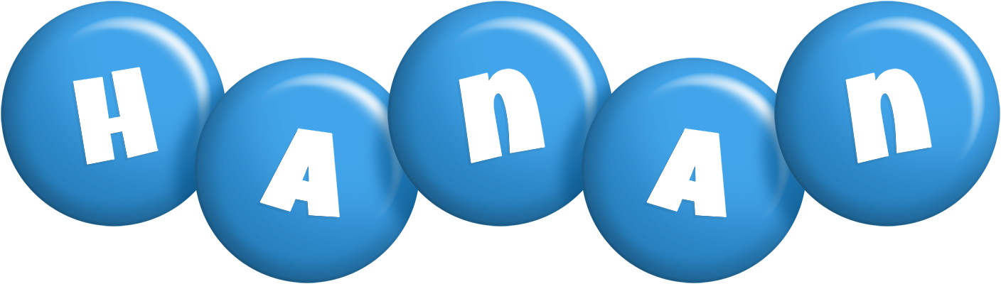 Hanan candy-blue logo