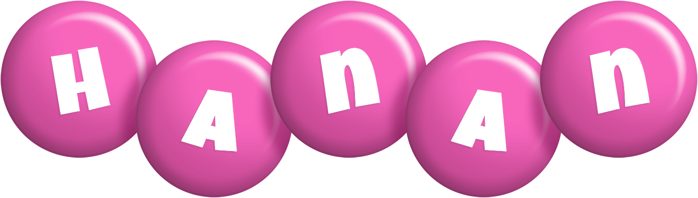 Hanan candy-pink logo