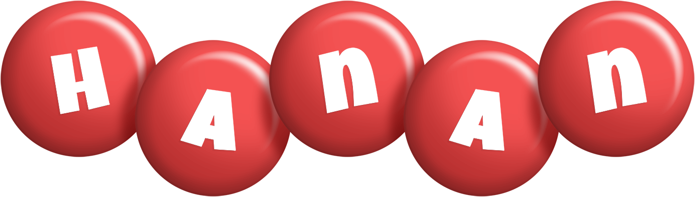 Hanan candy-red logo