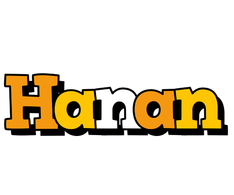 Hanan cartoon logo