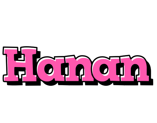 Hanan girlish logo