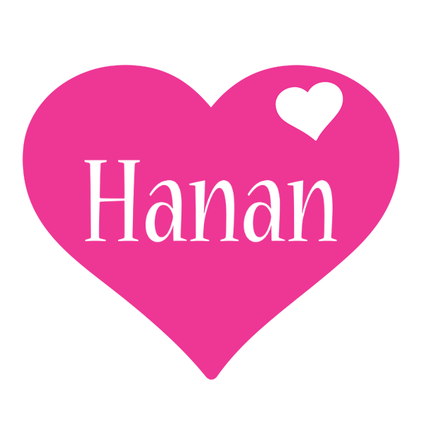 Hanan love-heart logo