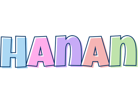 Hanan pastel logo