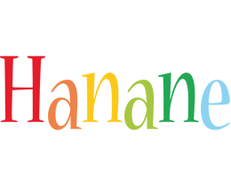 Hanane birthday logo