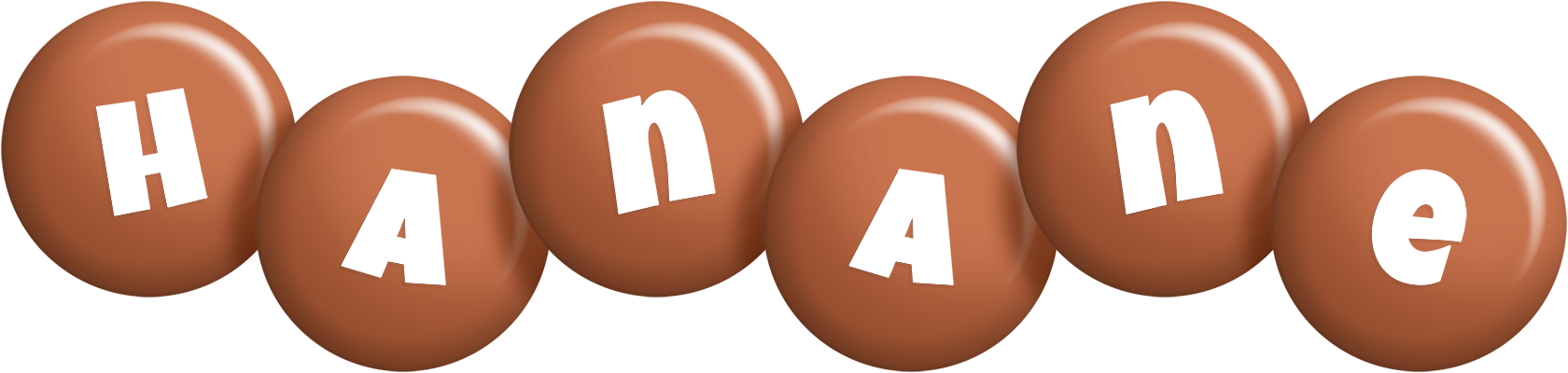 Hanane candy-brown logo