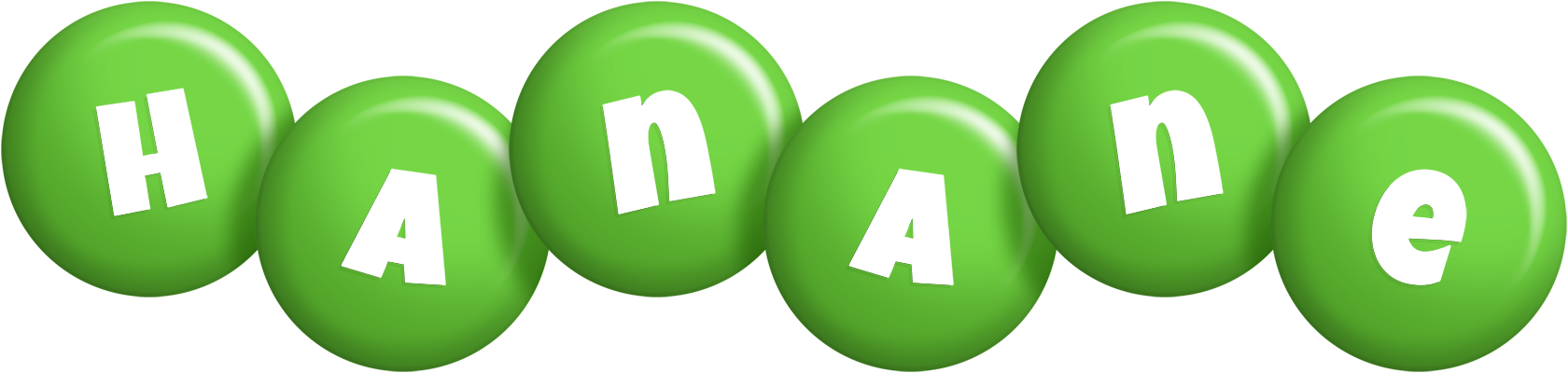 Hanane candy-green logo