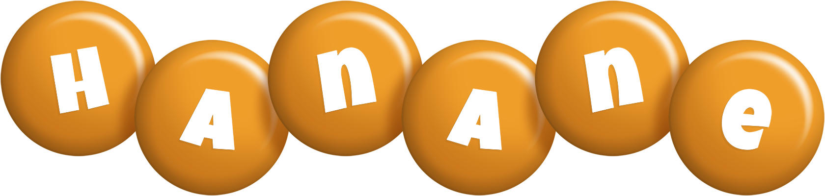 Hanane candy-orange logo