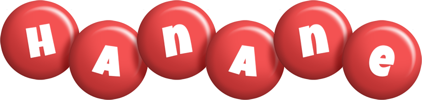 Hanane candy-red logo