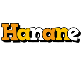 Hanane cartoon logo