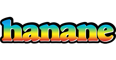 Hanane color logo