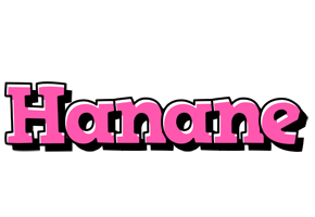 Hanane girlish logo