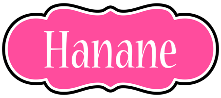 Hanane invitation logo