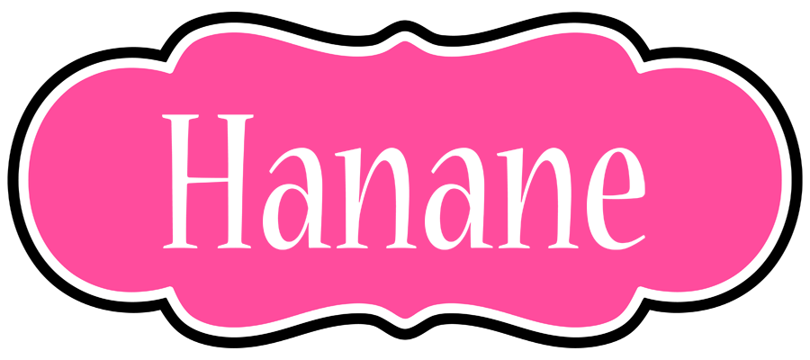 Hanane invitation logo