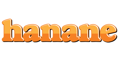 Hanane orange logo